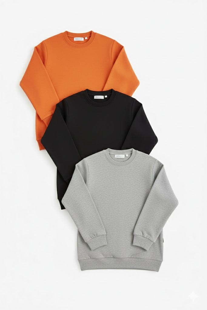 Kids Winter Sweatshirt Pack of 3 Ages 1 to 5