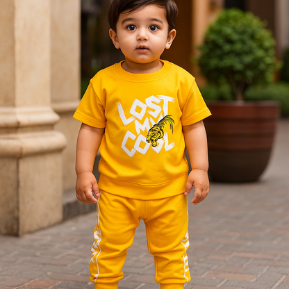 Boys Sweatshirt & Jogger Set | Tiger Print 2 pc Outfit