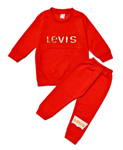 Levi's Fleece Sweatshirt & Pants Set  | boys 2 pc Outfit