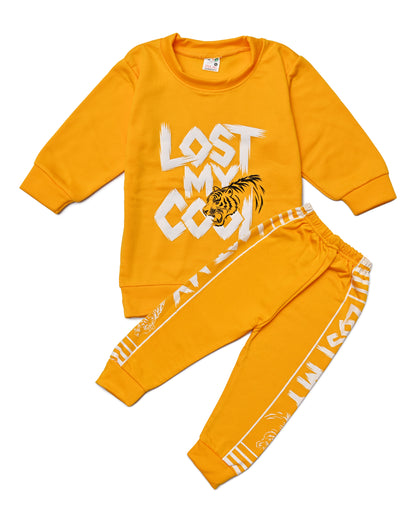 Boys Sweatshirt & Jogger Set | Tiger Print 2 pc Outfit