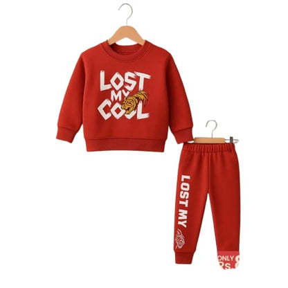 Boys Sweatshirt & Jogger Set | Tiger Print 2 pc Outfit