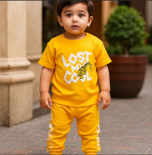 Boys Tiger Print 2 Piece Comfort Set