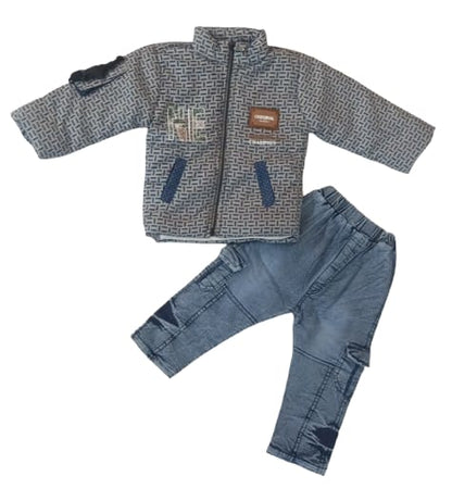 Kids Winter Puffer Jacket for Boys _ Warm Quilted Outerwear for 1 to 3 Years