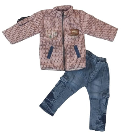 Kids Winter Puffer Jacket for Boys _ Warm Quilted Outerwear for 1 to 3 Years