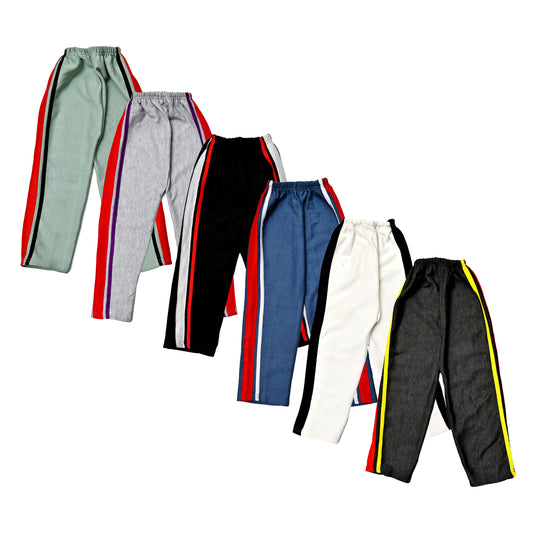 Pack of 6 Boys’ Side Stripe Track Pants